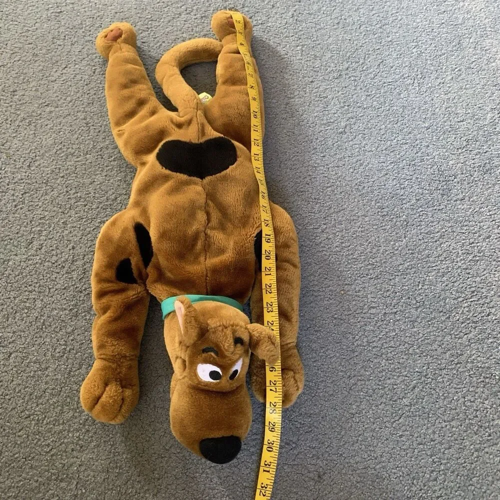 Scooby-Doo Lying Down Plush Pillow Warner Brothers 28” Vintage 2001 Rare